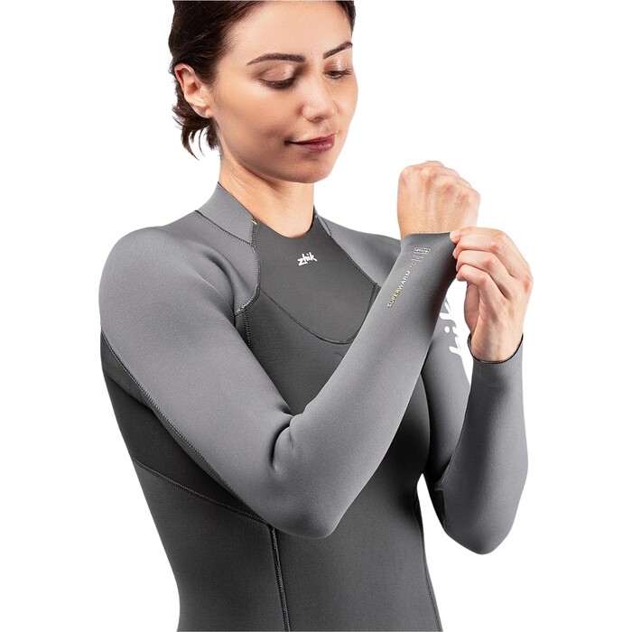 2024 Zhik Womens Superwarm X Neoprene Wetsuit Top DTP-1180-GRY - Grey